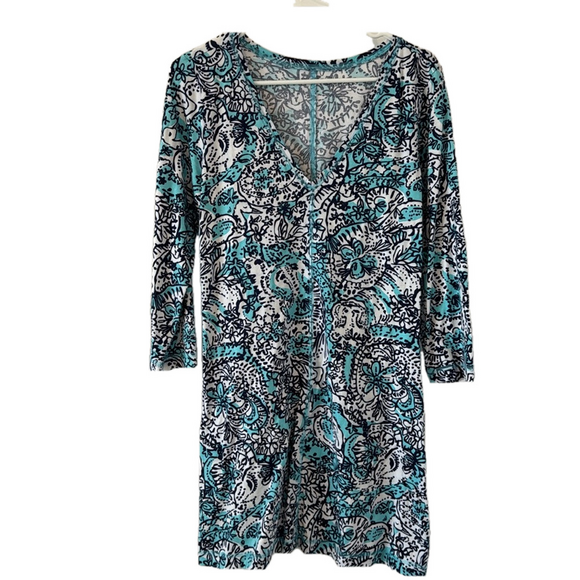 Lilly Pulitzer Dresses & Skirts - Lilly Pulitzer Juliet Hippy Hippy Shake Shift Pima Cotton Dress